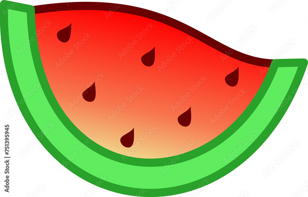 slice of watermelon slice of watermelon