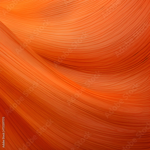 Orange abstract wavy background. Vector illustration for your graphic design.
