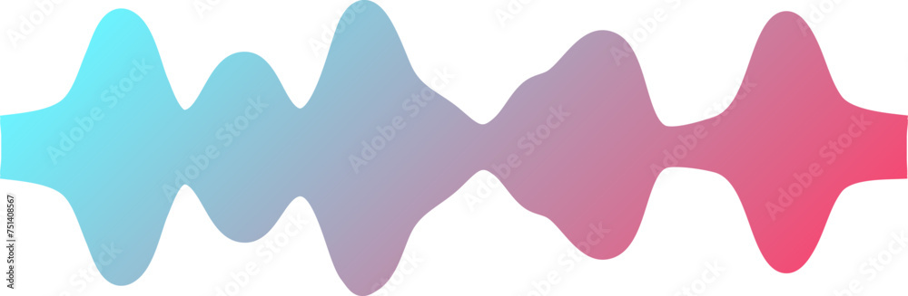 Modern Blue and Pink Gradient Soundwave Modern Blue and Pink Gradient Soundwave