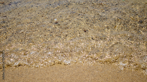 waves on the beach