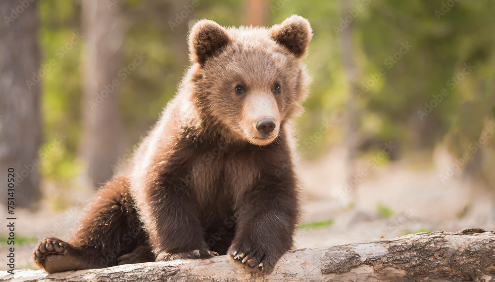 Fototapeta premium bear in a forest