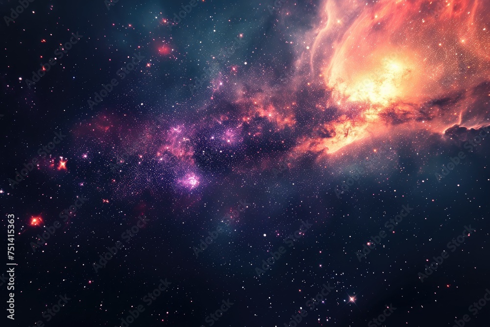 Enthralling celestial canvas with vibrant colors Enthralling celestial canvas with vibrant colors