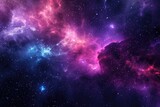 Mesmerizing space canvas with vibrant palette