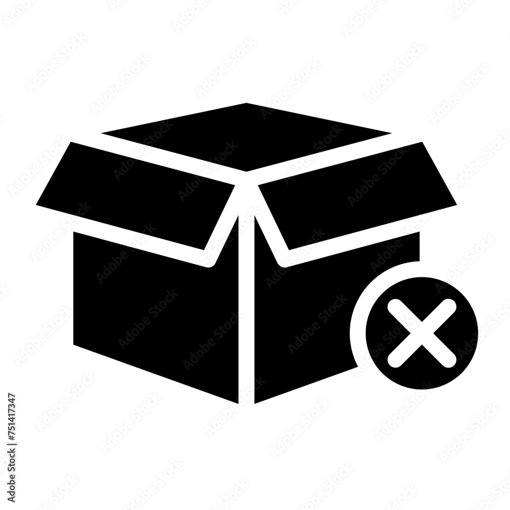 Box icon. Empty open shipping box or unboxing. Carton boxes icon. Stock vector. Vector illustration. Box icon. Empty open shipping box or unboxing. Carton boxes icon. Stock vector. Vector illustration.