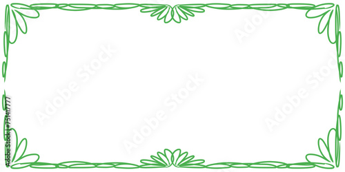 frame with flowers vector. Suitable for children's poster backgrounds