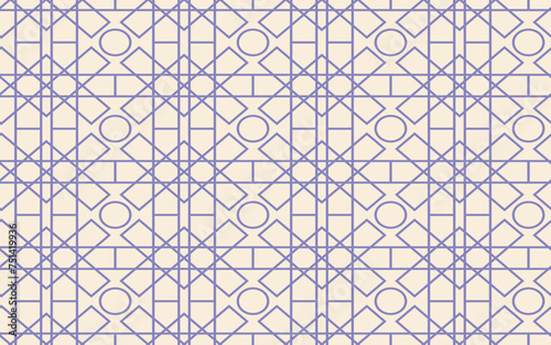 Elegant background abstract ornament and arabian style use for arabic seamless pattern texture