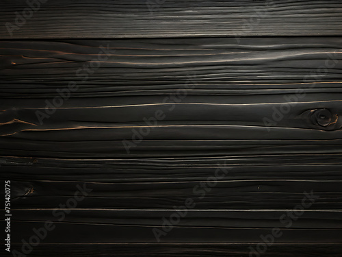 Dark wood background, old black wood texture for background.