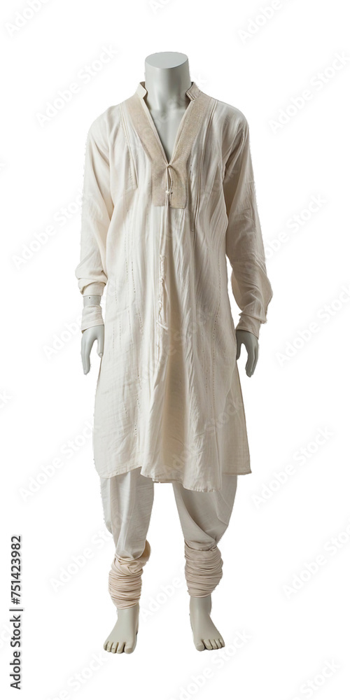 a mannequin wearing Kurta, PNG transparent object a mannequin wearing Kurta, PNG transparent object