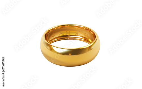 Brilliant Ring isolated on transparent Background