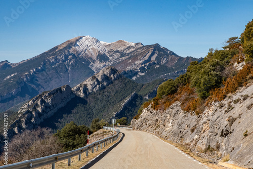 Spain - Catalonia - Mountain Road