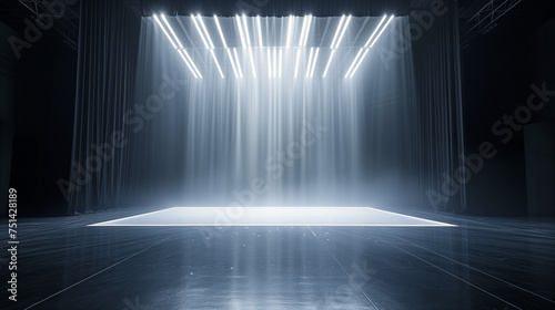 stage with spotlight