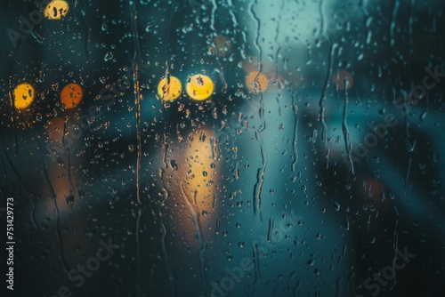 Emotionally charged: Cinematic, grainy background depicting the moody atmosphere of a rainy day for a visually rich and atmospheric design