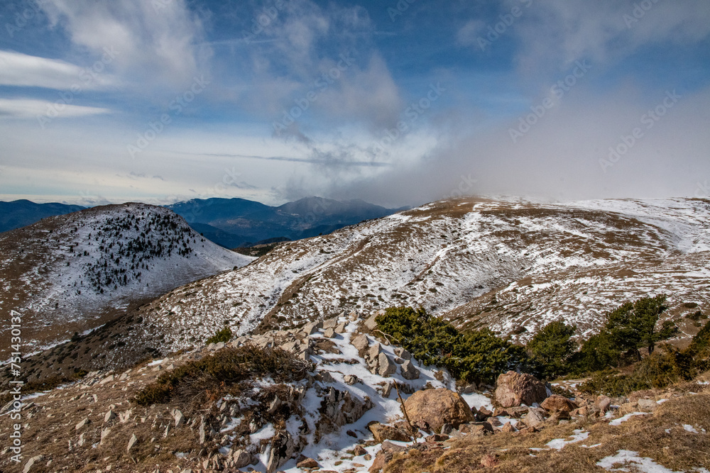 Spanien - Spain - Berge - Mountains - Mountain Road - Coll de Creueta