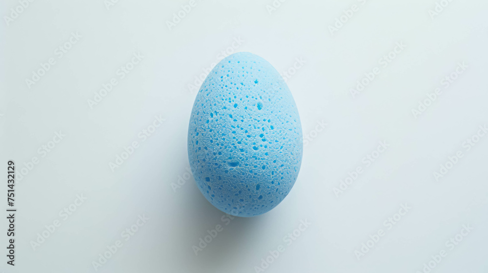 Beauty blender on a white background isolated, top view. Beauty blender on a white background isolated, top view.