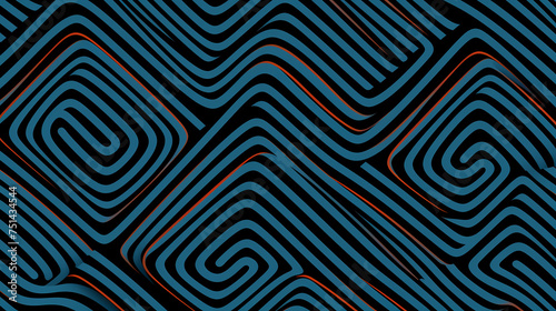 Abstract maze background