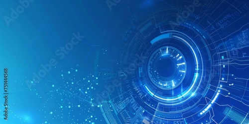 KSA blue blue background with a modern blue tehc
