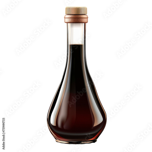 Bottle of Syrup , Transparent Background, Cut Out