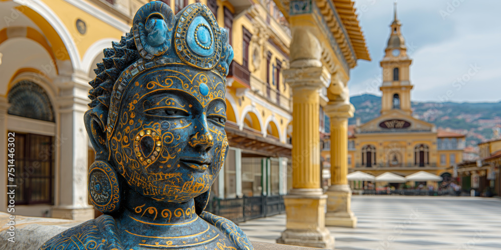 Obraz premium Buddha Figur