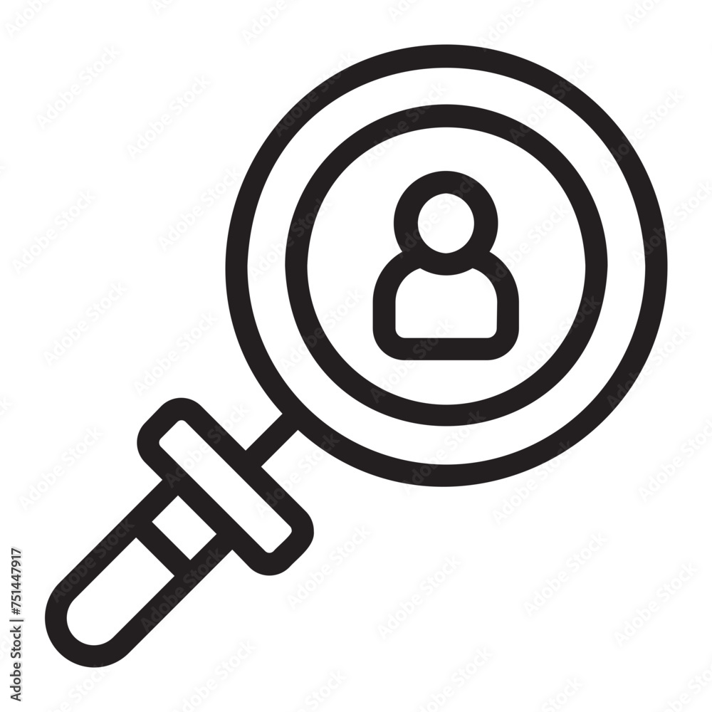 human resources line icon human resources line icon