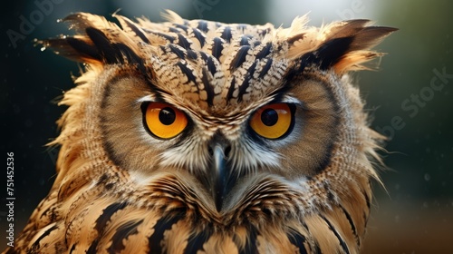 Portrait of owl © Muhammad