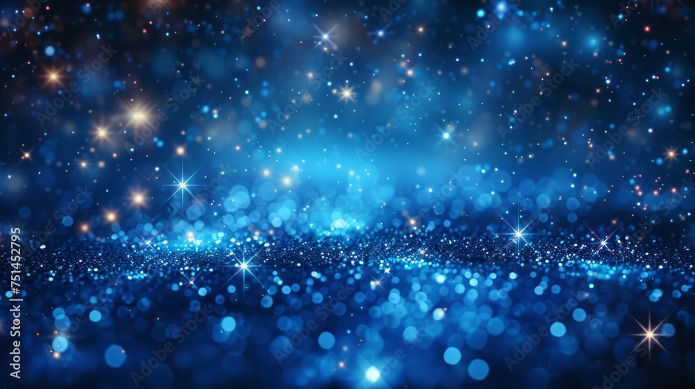 Fototapeta premium Blurry Stars in Night Sky