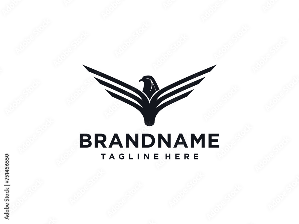 phoenix logo design template. phoenix logo for business company.