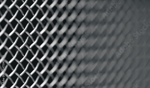 Metal grill close-up, texture of a music speaker, soft focus.