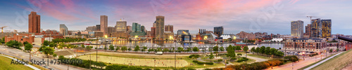 Baltimore  Maryland  USA Skyline on the Inner Harbor