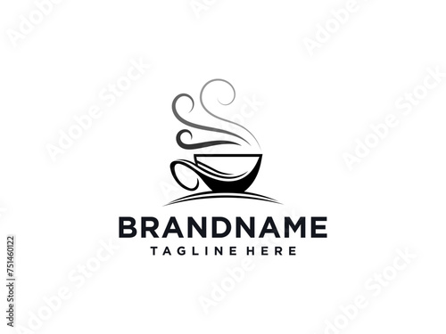 Coffee  Cafe Logo Design Inspiration Vector