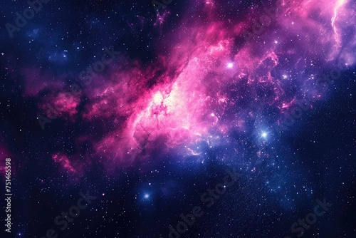 Astronomical canvas displays brilliant cosmic palette © realaji