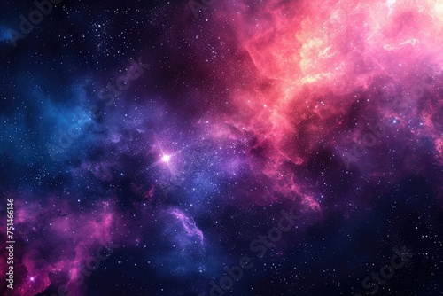 Galactic symphony reveals brilliant celestial panorama © realaji