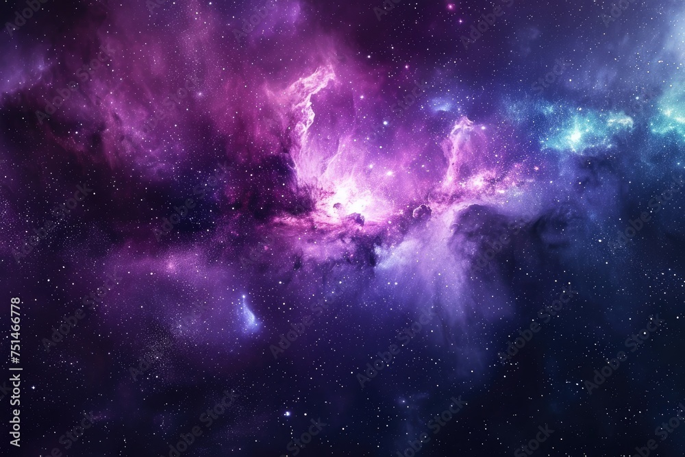Galactic wonder unveils captivating galaxy palette - obrazy, fototapety, plakaty 