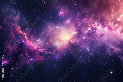 Galactic kaleidoscope mesmerizes with vibrant cosmic panorama © realaji