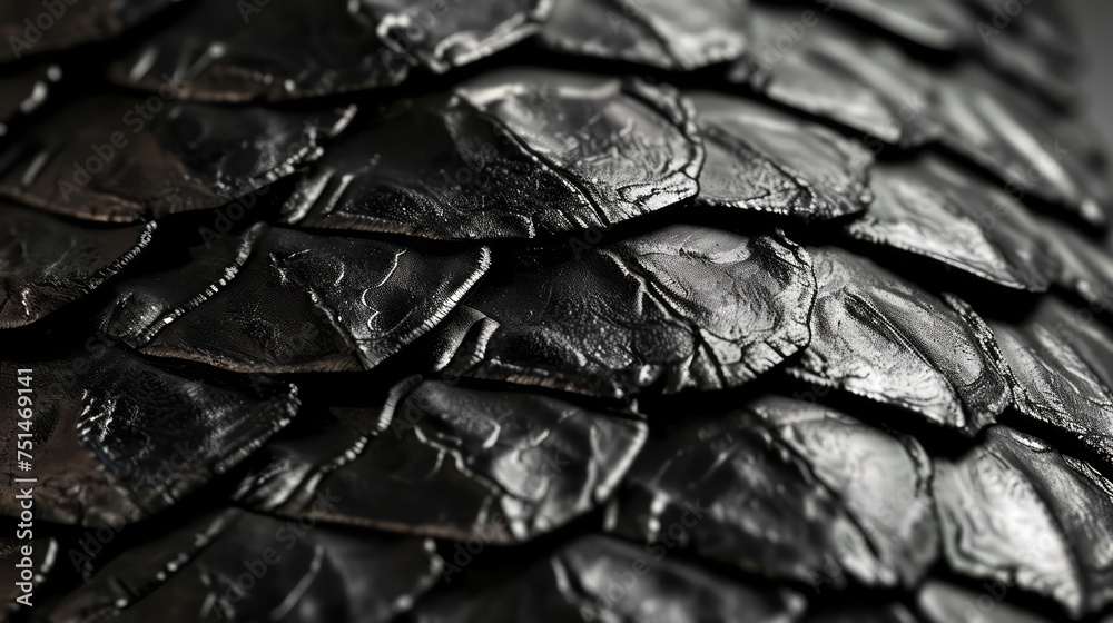 black dragon scale leather texture pattern, realistic looking black dragon scale leather texture pattern, realistic looking