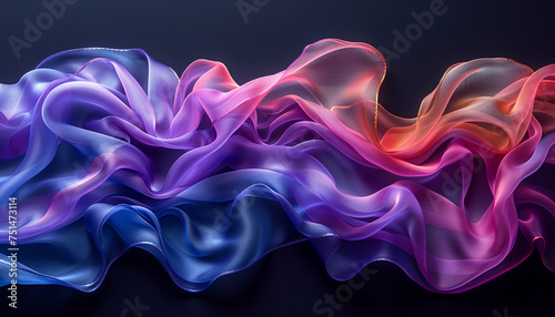 Fluidity in Motion Abstract Background