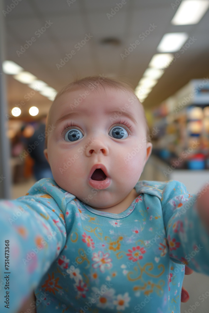 Baby überrascht Baby überrascht