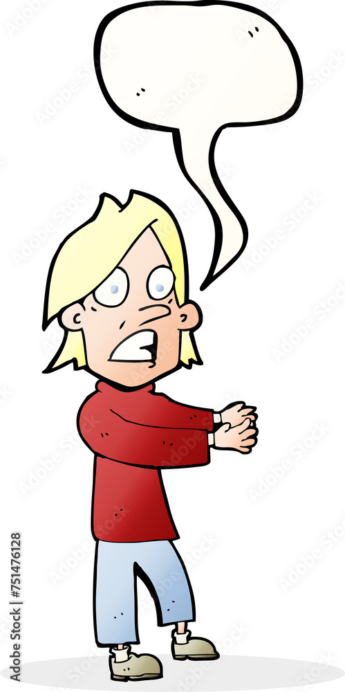 cartoon shocked man with speech bubble cartoon shocked man with speech bubble