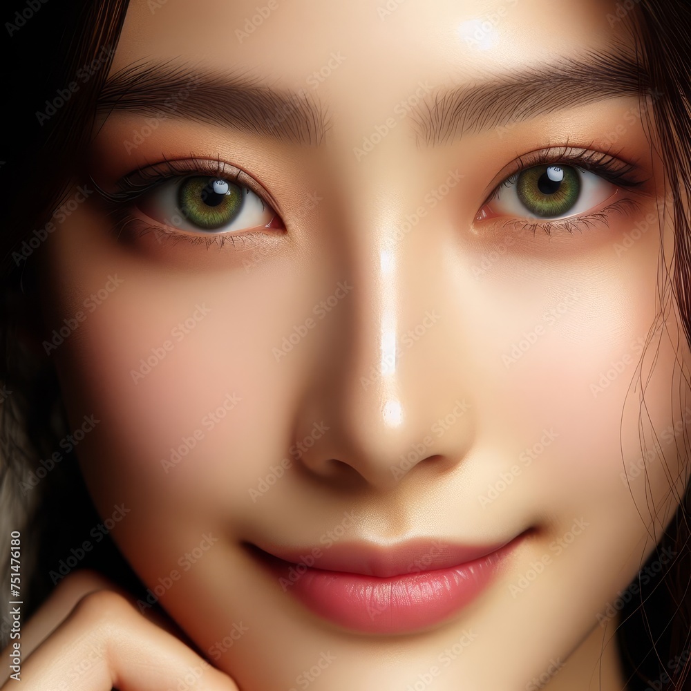 Fototapeta premium Portrait of a beautiful woman