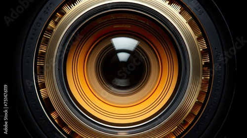 Diaphragm of camera lens aperture
