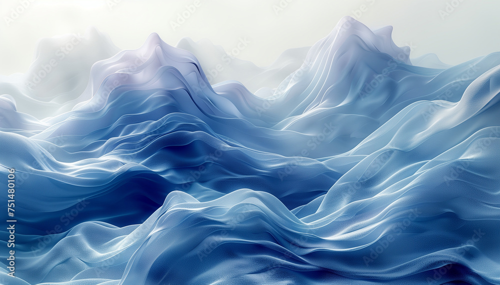 Fototapeta premium Fluidity in Motion Abstract Background