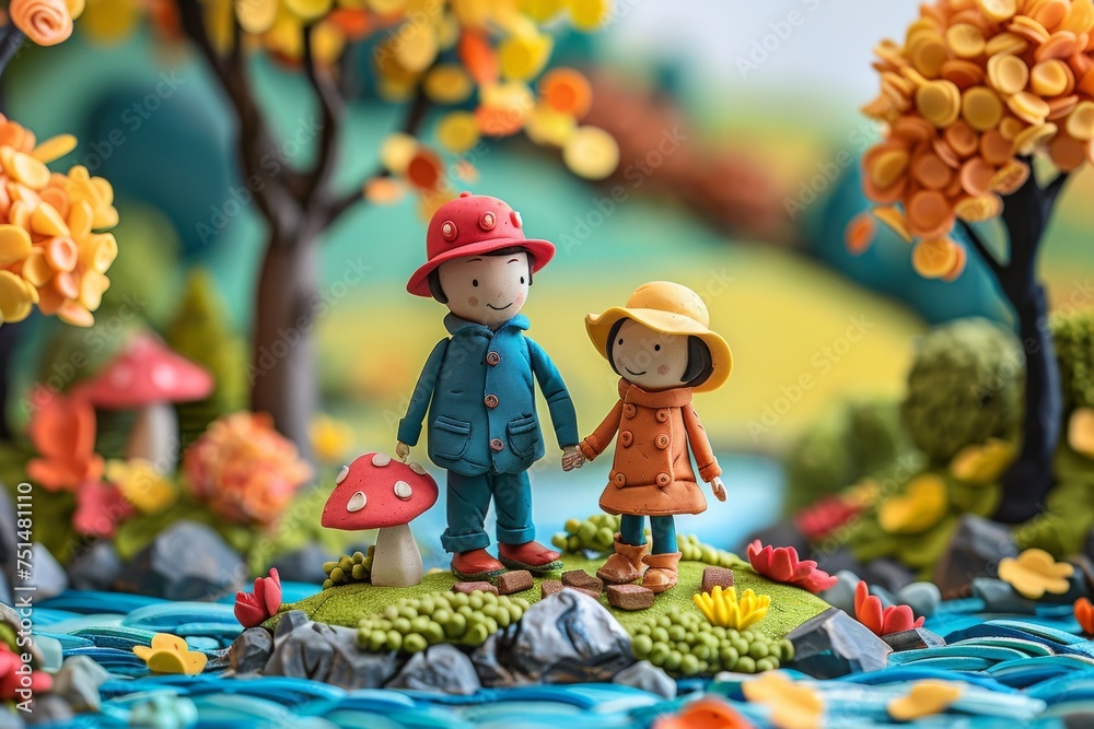  the enchantment of handmade art with our Father's Day-inspired collection crafted from plasticine