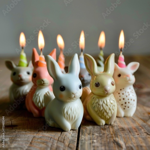 Animal birthday candles