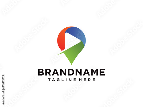 Mark logo, Location icon,Map logo for maps google maps, sign, route, position, symbol and vector logo