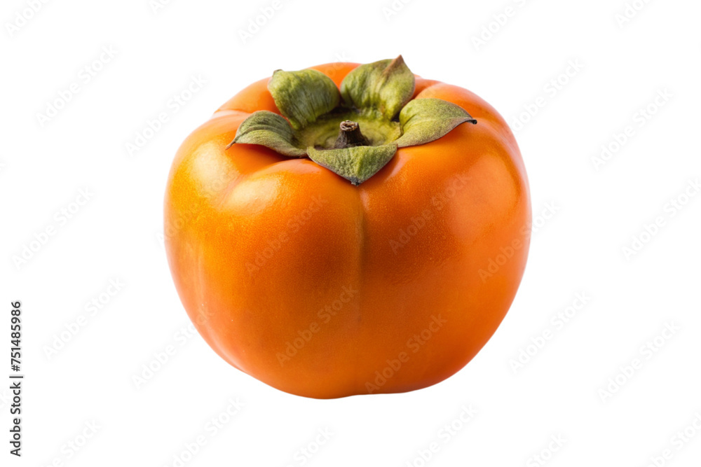 persimmon fruit on a transparent background persimmon fruit on a transparent background