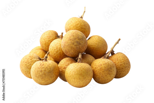 longan fruit on a transparent background