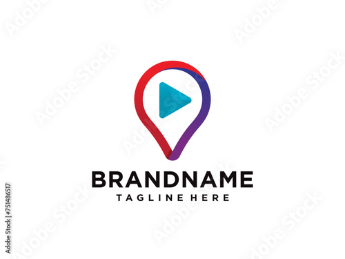 Mark logo, Location icon,Map logo for maps google maps, sign, route, position, symbol and vector logo