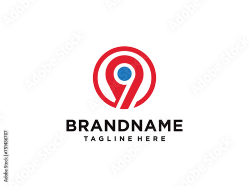 Mark logo, Location icon,Map logo for maps google maps, sign, route, position, symbol and vector logo