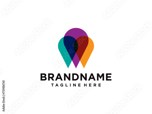 Mark logo, Location icon,Map logo for maps google maps, sign, route, position, symbol and vector logo