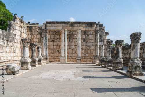 Capernaum, roman ruins, Sea of Galilee, Israel