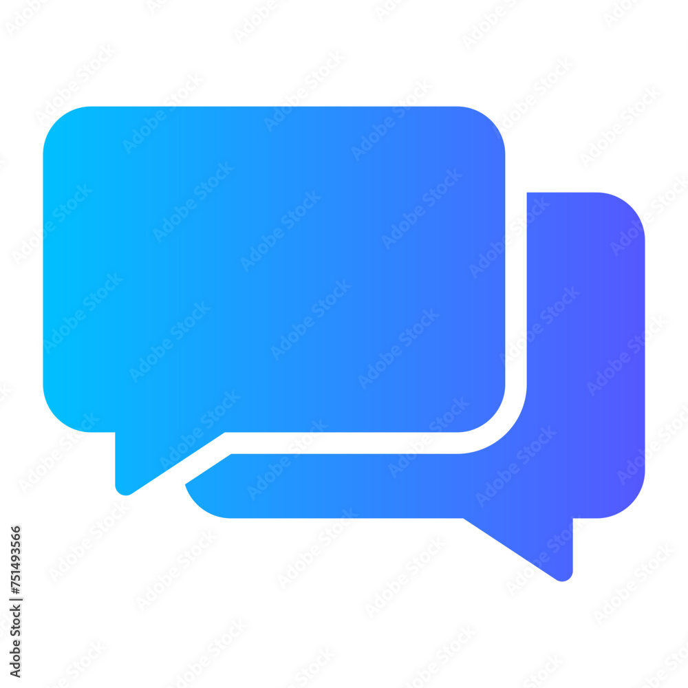 chat gradient icon chat gradient icon